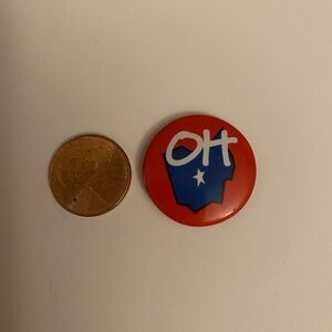 American Girl 1994 State of Ohio Button Pin